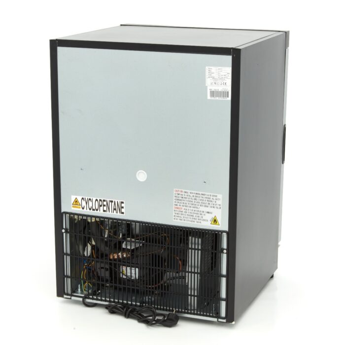Sügavkülmik – 200 l – must – klaasuksega - Image 4