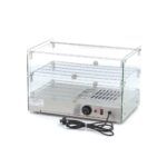 Soojendatud toidu vitriin – 50 l – 55 cm – 2 riiulit - Image 4