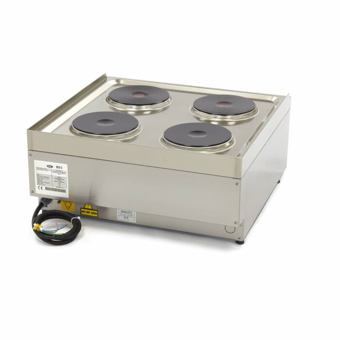 Professionaalne pliit – 4 põletit – kahekordne – sügavus 60 cm – 400 V - Image 4