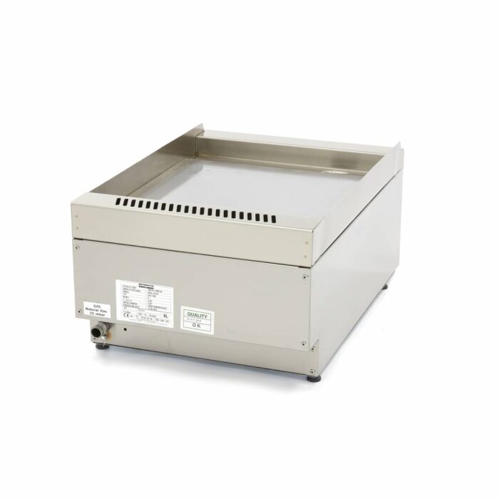 Professionaalne grillplaat – sile – üheosaline – sügavus 60 cm – gaas - Image 4
