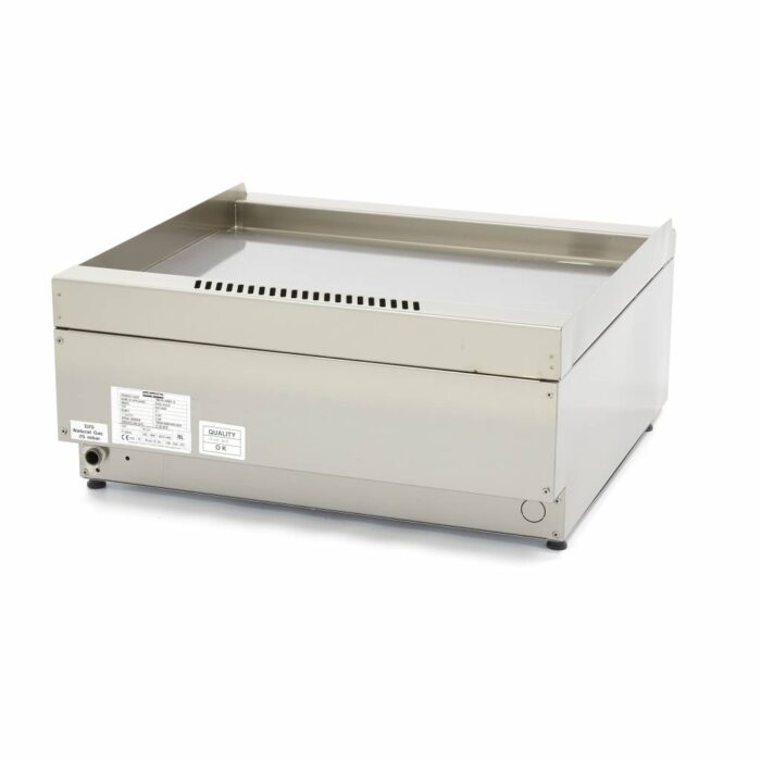 Tööstusliku kvaliteediga grillplaat – sile – kaheosaline – sügavus 60 cm – gaas - Image 4