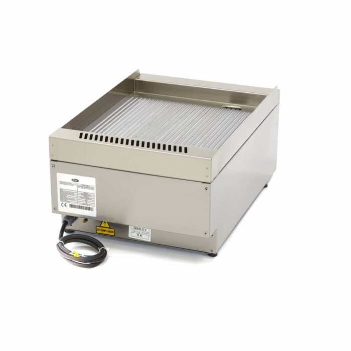 Tööstusliku kvaliteediga grillplaat – sooniline – ühekordne – sügavus 60 cm – elektriline - Image 4