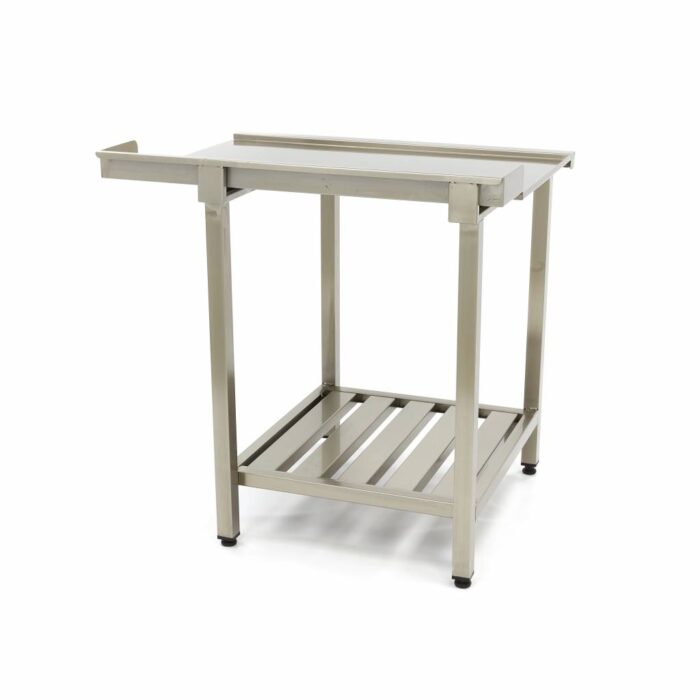 Nõudepesumasina laud – 70 x 75 cm – vasakul – tagaseinaga ja hoiuriiuliga - Image 4