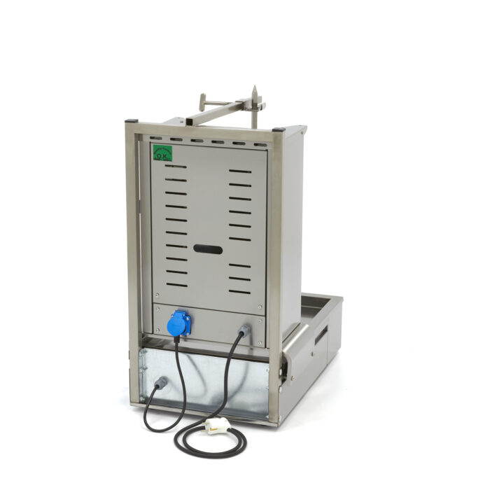 Kebabi grill – 2 põletit – 20 kg liha – elektriline - Image 4
