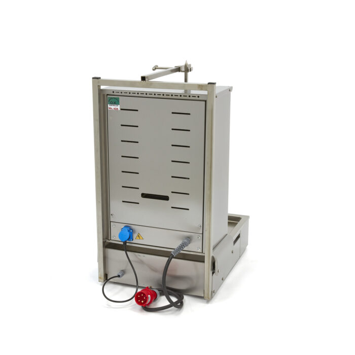 Kebabi grill – 3 põletit – 40 kg liha – elektriline - Image 4