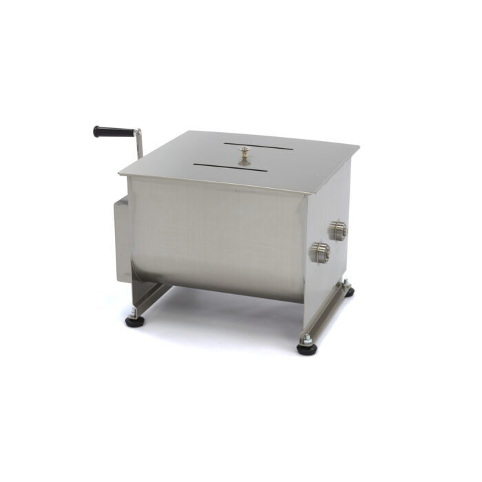 Lihasegisti – 30 l – 25 kg liha – kahe teljega – käsitsi - Image 4