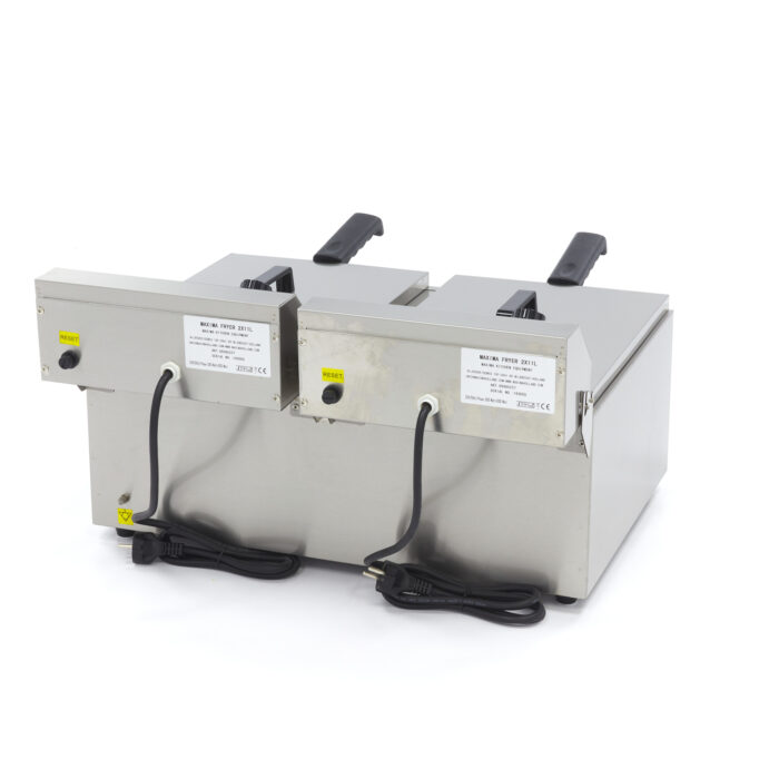 Friteerimismasin – 2 x 11 l – 2 korvi – kuni 2,8 kg friikartulit - Image 4