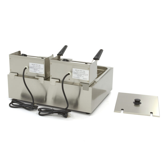 Friteerimismasin – 2 x 6 l – 2 korvi – kuni 2,4 kg friikartulit - Image 4