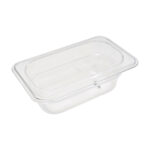 Gastronormi konteiner – 1/9 GN – sügavus 6,5 cm – polükarbonaat