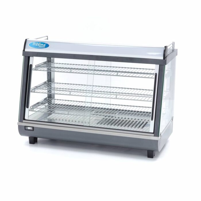 Soojendatud toidu vitriin – 136 l – 91,5 cm – 3 riiulit - Image 1