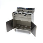 Fritüür – 2 x 16 l – 2 korvi – äravoolukraani ja alusega – 400 V - Image 5