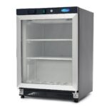 Sügavkülmik – 200 l – must – klaasuksega
