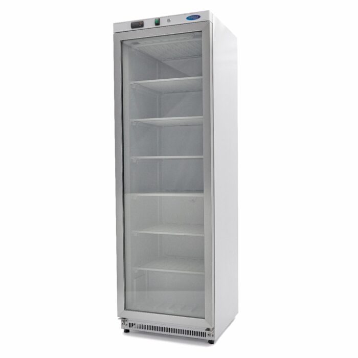 Külmik – 400 l – valge – klaasuksega - Image 1