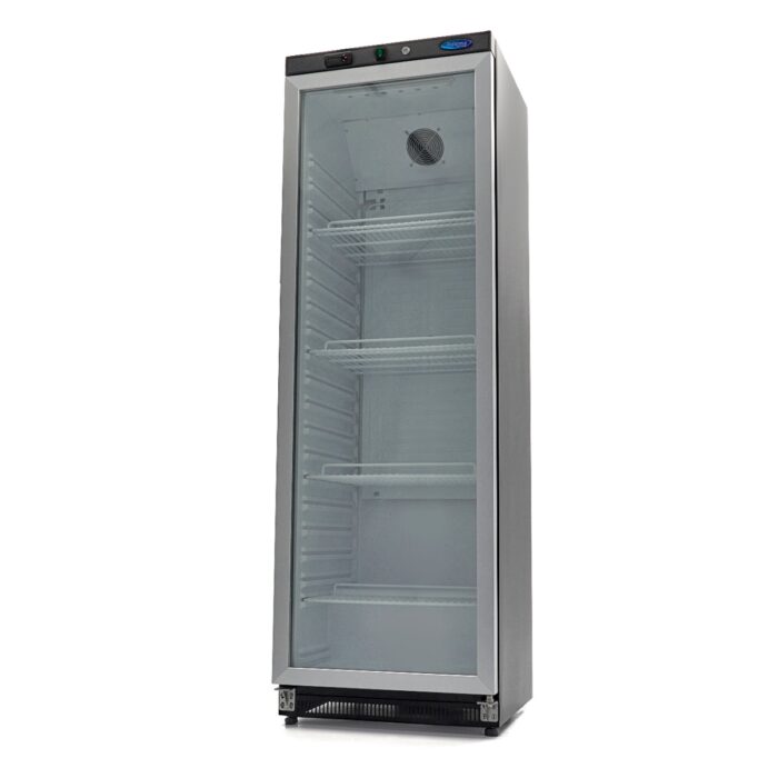 Külmik – 400 l – must – klaasuksega - Image 1
