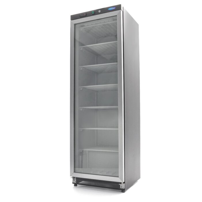 Külmik – 400 l – must – klaasuksega - Image 1