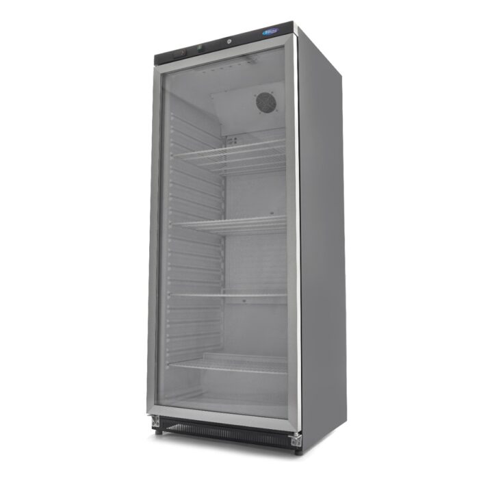 Külmik – 600 l – must – klaasuksega - Image 1