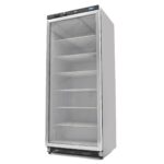 Külmik – 600 l – must – klaasuksega
