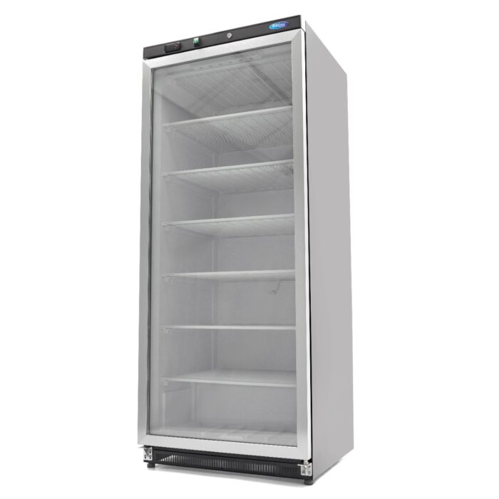 Külmik – 600 l – must – klaasuksega - Image 1