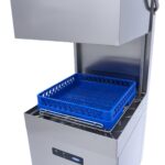 Läbivoolav nõudepesumasin – 50 x 50 cm – loputusvahendi ja seebipumpadega – digitaalne ekraan – 400 V - Image 8