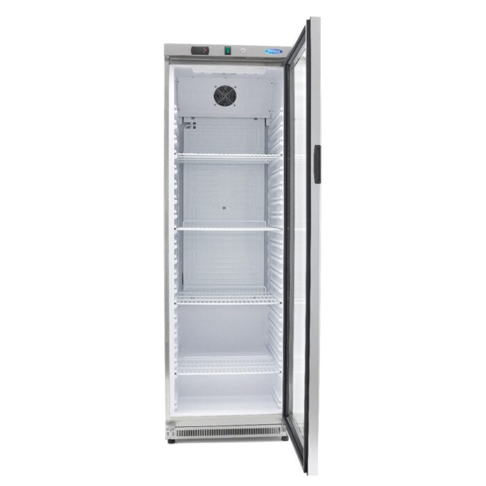 Külmik – 400 l – roostevaba teras – klaasuksega - Image 5