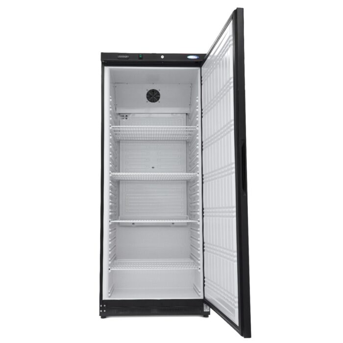 Külmik – 600 l – 4 reguleeritavat riiulit – must - Image 5