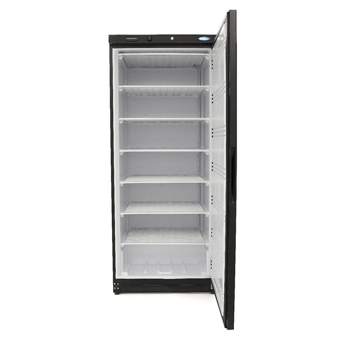 Sügavkülmkapp – 600 l – 6 fikseeritud riiulit – must - Image 5