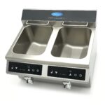 Fritüürpann – 2 x 8 l – 2 korvi – äravoolukraaniga – induktsioon - Image 8