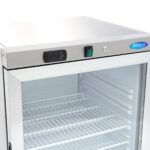 Külmik – 200 l – roostevaba teras – klaasuksega - Image 5
