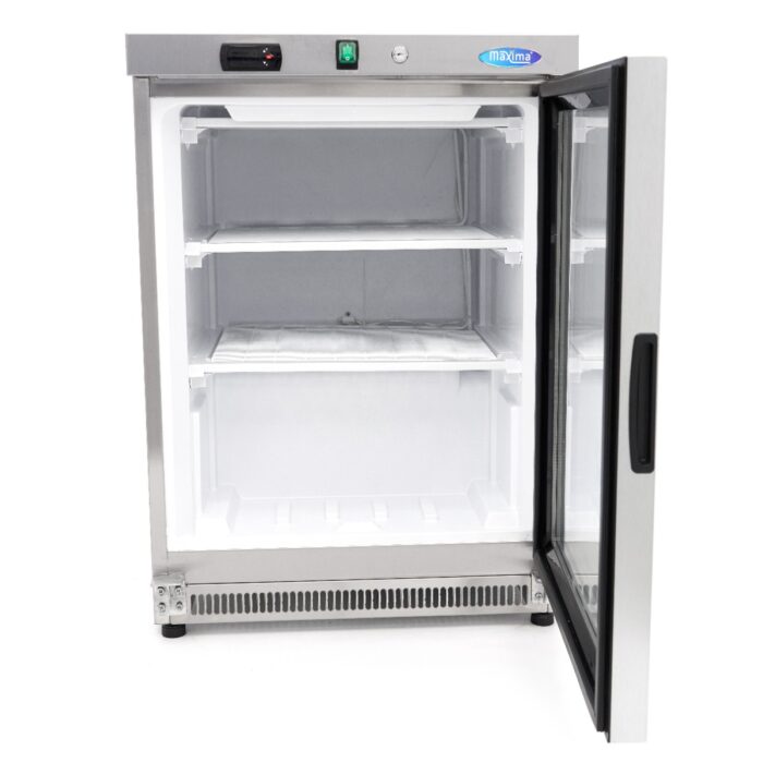 Külmik – 200 l – roostevaba teras – klaasuksega - Image 5
