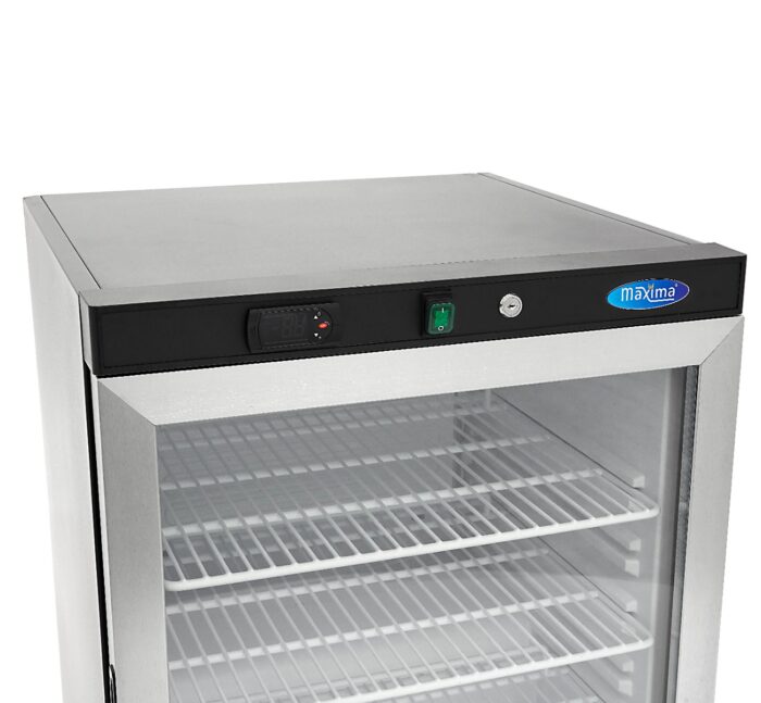 Külmik – 200 l – must – klaasuksega - Image 6