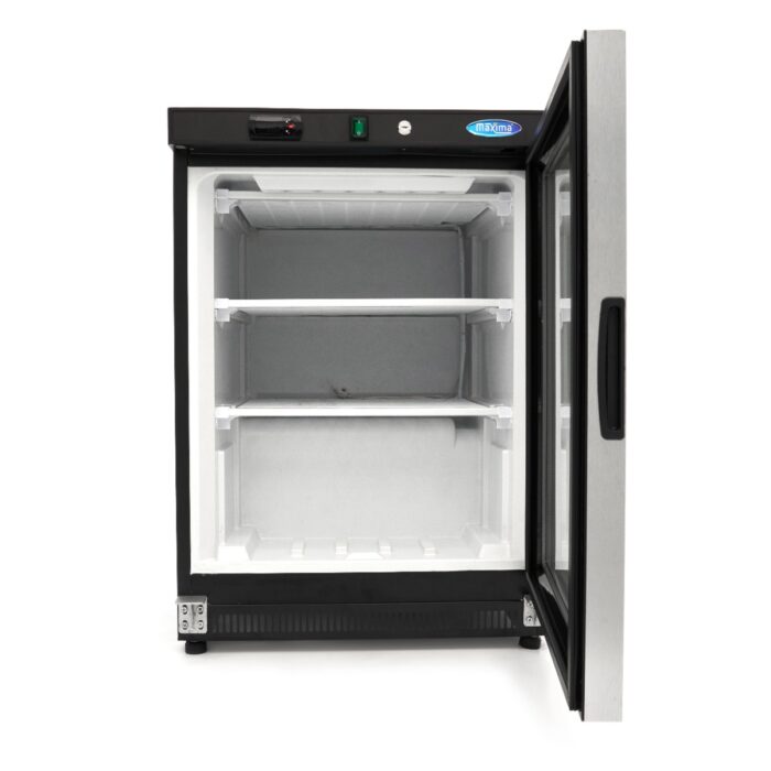 Sügavkülmik – 200 l – must – klaasuksega - Image 5