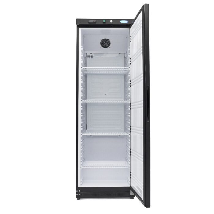 Külmik – 400 l – 4 reguleeritavat riiulit – must - Image 5