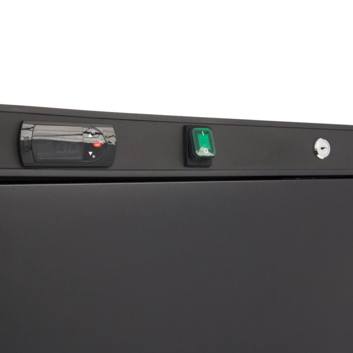 Külmik – 600 l – 4 reguleeritavat riiulit – must - Image 6
