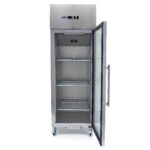 Külmik – 600 l – 3 reguleeritavat riiulit (2/1GN) – roostevaba teras – klaasuksega - Image 6