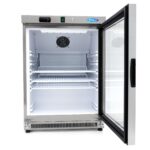 Külmik – 200 l – roostevaba teras – klaasuksega - Image 6