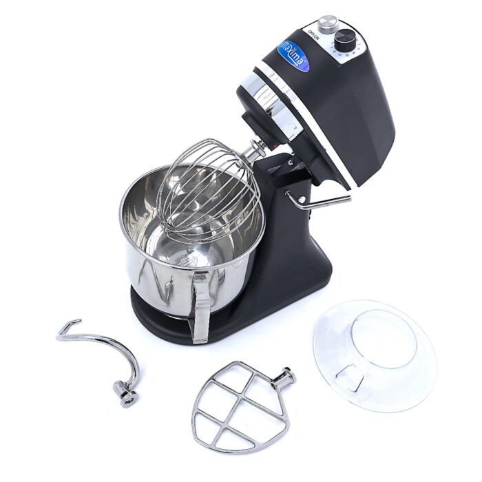 Käsimikser – 7 l – kuni 2 kg tainast – must matt - Image 14