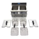 Fritüürpann – 2 x 8 l – 2 korvi – äravoolukraaniga – induktsioon - Image 10