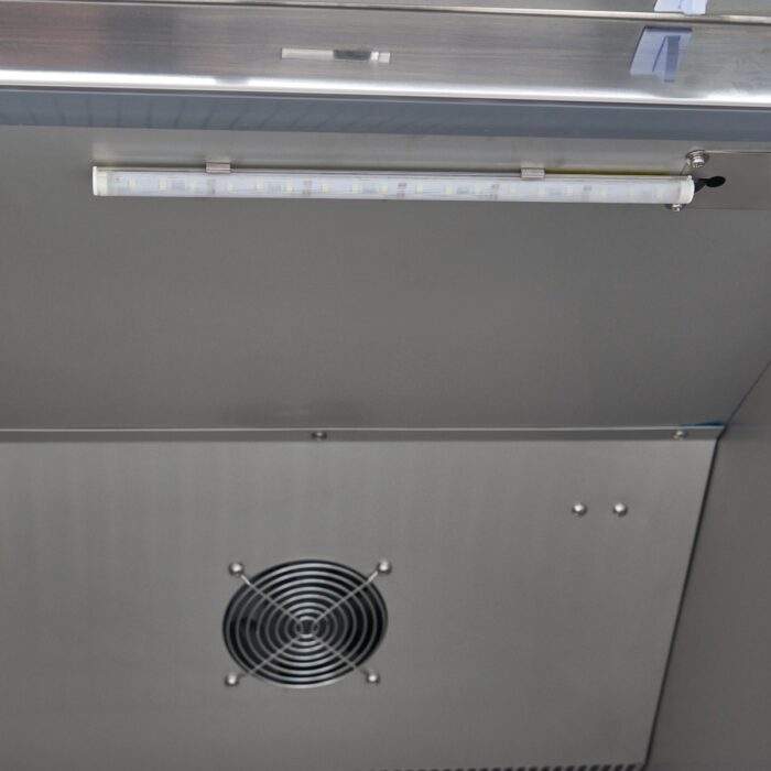 Külmik – 600 l – 3 reguleeritavat riiulit (2/1GN) – roostevaba teras – klaasuksega - Image 9