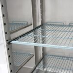 Külmkapp – 1400 l – 6 reguleeritavat riiulit (2/1 GN) – roostevaba teras – klaasustega - Image 3