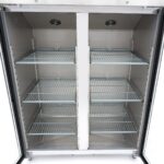 Külmik - 1200 l - 6 reguleeritavat riiulit (2/1GN) - roostevaba teras - klaasuksega - Image 9