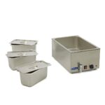 Bain Marie – kraaniga – koos 3 x 1/3 GN komplektiga – elektriline - Image 5