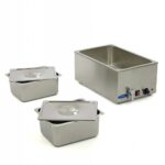 Bain Marie – kraaniga – sisaldab 2 x 1/2 GN komplekti – elektriline - Image 5