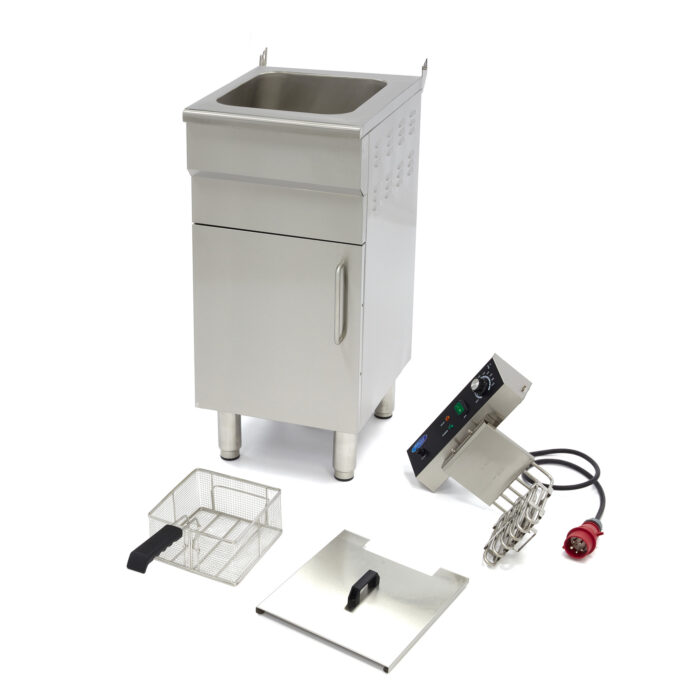 Fritüür - 16 l - 1 korv - äravoolukraani ja alusega - 400 V - Image 8