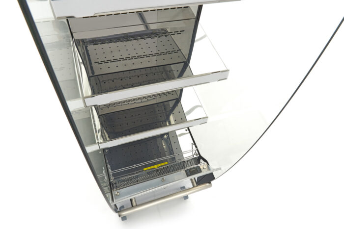 Külmikvitriin – 220 l – 50 x 50 cm – avatud - Image 5