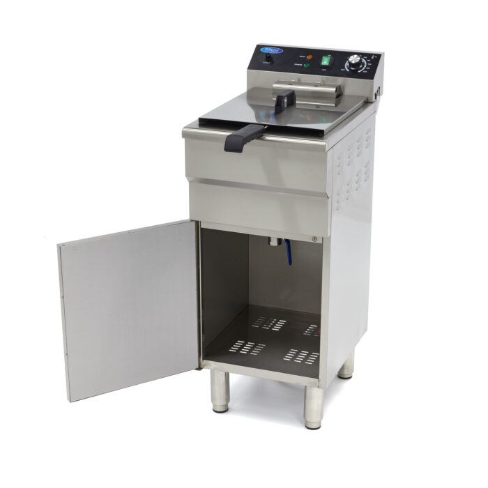 Fritüür - 16 l - 1 korv - äravoolukraani ja alusega - 400 V - Image 7