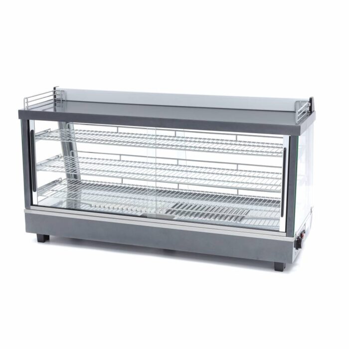 Soojendatav toiduvitriin – 186 l – 121,5 cm – 3 riiulit - Image 5