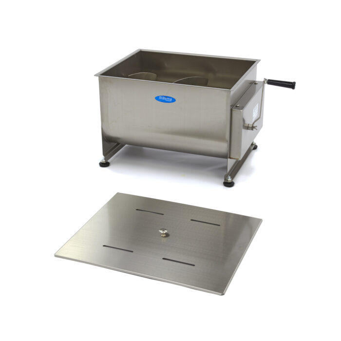 Lihasegisti – 50 l – 43 kg liha – kahe teljega – käsitsi juhitav - Image 5