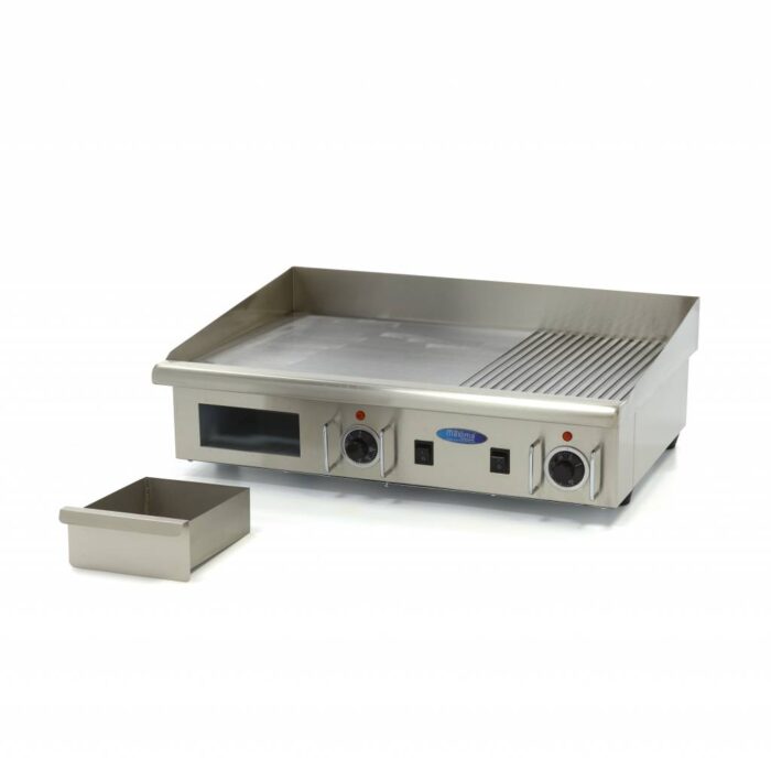 Grillplaat – pooleldi sooniline – 73 cm – koos tilgakogujaga – 400 V - Image 5