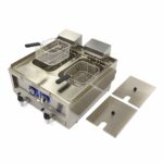 Fritüür – 2 x 10 l – 2 korvi – äravoolukraaniga – 400 V - Image 3