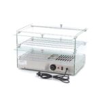 Soojendatud toidu vitriin – 50 l – 55 cm – 2 riiulit - Image 6